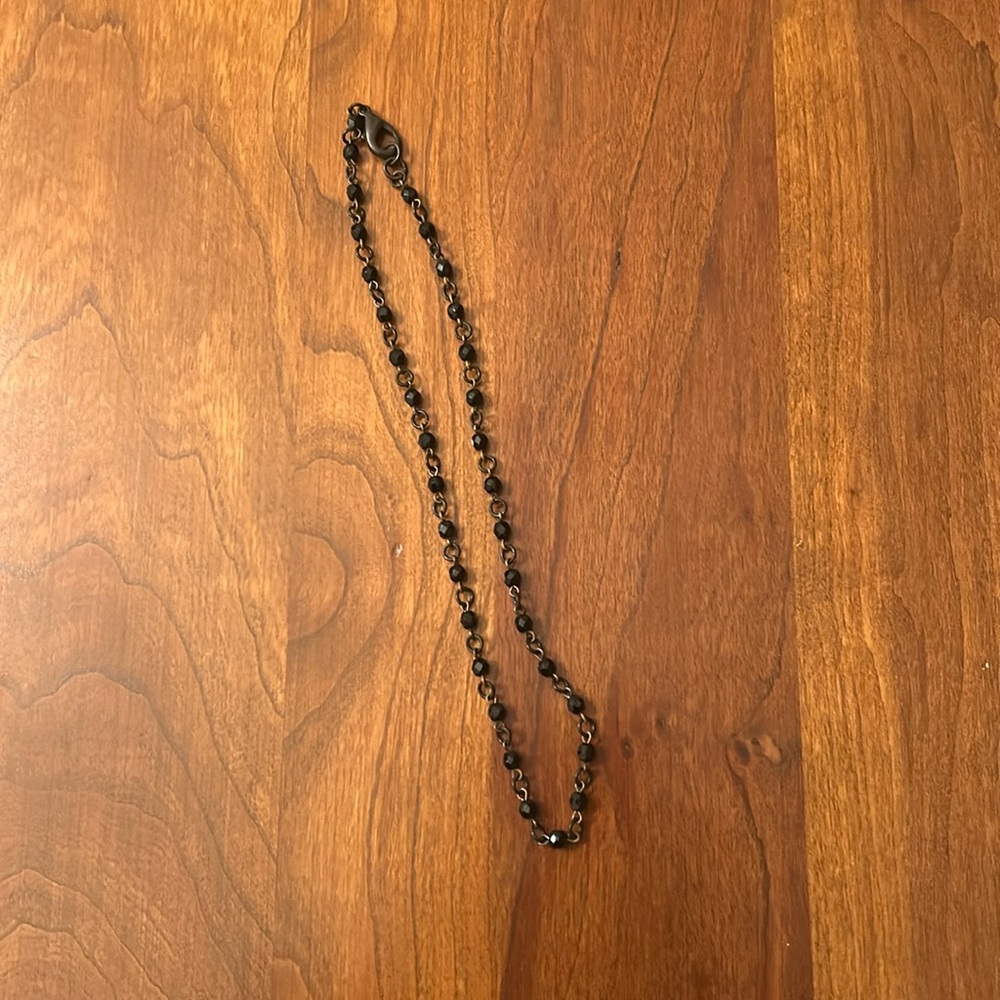 Elegant vintage Black Chain Necklace